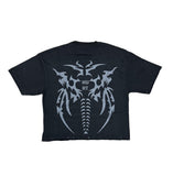 B KYS CROP T SHIRT - T1285C -  BLACK