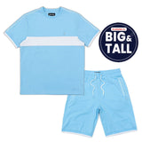 (B&T) MAKOBI SHORT SET - M301 - LIGHT BLUE