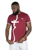 B&T MAKOBI TEE - M395 - BURGUNDY