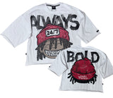 SWITCH CROPPED TOP - SW5133 - WHITE