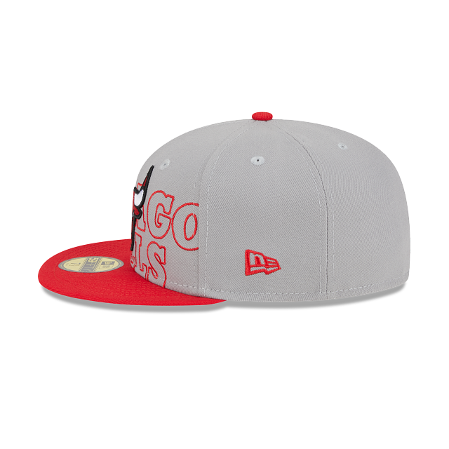 New Era Chicago Bulls baseball shirt in grey