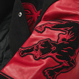 PELLEPELLE VARSITY JACKET - 422-37475 - BLACK / RED