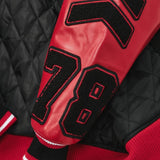 PELLEPELLE VARSITY JACKET - 422-37475 - BLACK / RED