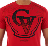 AVENUE GEORGE V PARIS T-SHIRT  RED-RED GV-2508