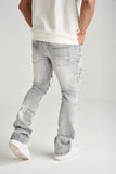 SPARK PREMIUM DENIM STACKED JEANS - S3016 - GRAY