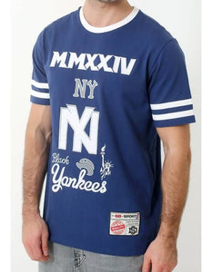 SD SPORT Blk Yankees shirt - SM4107NV - NAVY