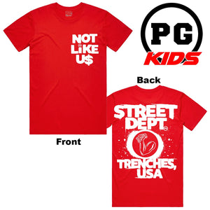 (K) PLANET GRAPES NOT LIKE US - NOT800 - RED W/ WHITE