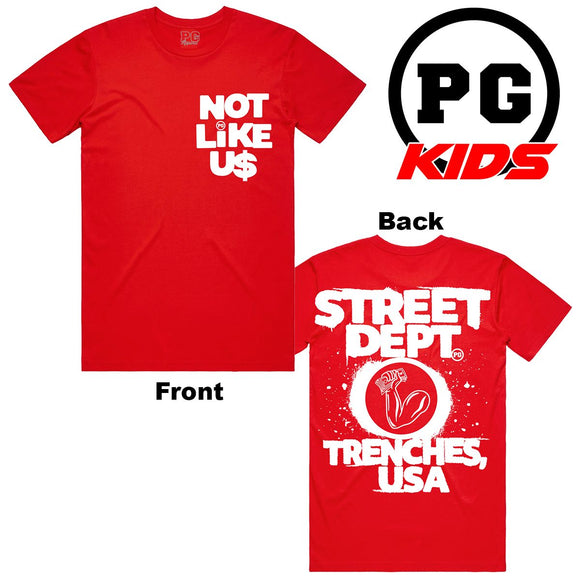 (K) PLANET GRAPES NOT LIKE US - NOT800 - RED W/ WHITE