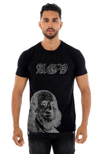 AVENUE GEORGE V PARIS T-SHIRT - BLACK - GV-2786