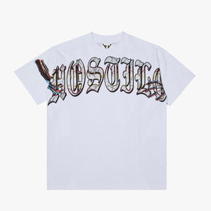 X HOSTIL PREDATOR T . SHIRTE - XH- 00013 - WHITE
