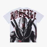 X HOSTIL PREDATOR T . SHIRTE - XH- 00013 - WHITE