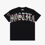 X HOSTIL PREDATOR T . SHIRTE - HX-00014 - BLACK/MULTI