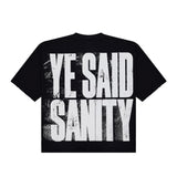 SANITY CROPPED SHIRT -  BLK