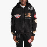 (B) COPPER RIVET SWEATSUIT - 631511B - BLACK