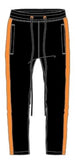 REBEL MIND TRACK PANTS - 100-401 - BLACK /ORANGE