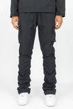 REBEL MIND CARGO STACKED WOVEN PANTS - 100-422 - BLK