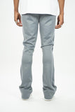 REBEL MIND STACKED TRACK PANTS - 100-470