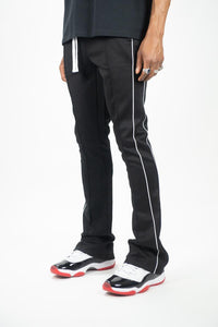 REBEL MIND STACKED TRACK PANTS - 100-470