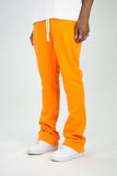 REBEL MIND PLAIN STACKED FLEECE PANT - 100-475 - ORANGE