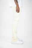 REBEL MIND PLAIN STACKED FLEECE PANT - 100-475 - CREAM