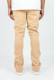 REBEL MIND STACKED FLEECE PANTS - 100-475 - BEIGE