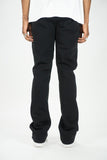 REBEL MIND STACKED FLEECE PANTS - 100-475 - BLACK