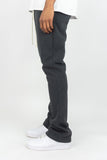 REBEL MIND STACKED PANTS - 100-475 - CHARCOAL