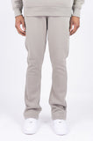 REBEL MIND PLAIN STACKED FLEECE PANT - 100-475 - TAUPE