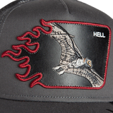 GOORIN BROS "HELL FLAMES" TRUCKER HAT - 101-2750 - OIL