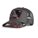 GOORIN BROS "HELL FLAMES" TRUCKER HAT - 101-2750 - OIL