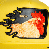 GOORIN BROS "SPICY FLAMES" TRUCKER HAT - 101-2761 - YELLOW
