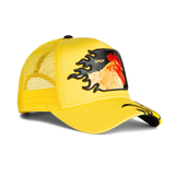 GOORIN BROS "SPICY FLAMES" TRUCKER HAT - 101-2761 - YELLOW