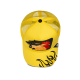 GOORIN BROS "SPICY FLAMES" TRUCKER HAT - 101-2761 - YELLOW