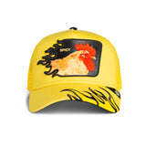 GOORIN BROS "SPICY FLAMES" TRUCKER HAT - 101-2761 - YELLOW