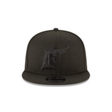 NEW ERA FITTED 9FIFTY MIAMI MARLINES - 11591054 - BLK/BLK