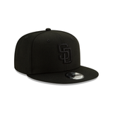 NEW ERA FITTED 9FIFTY SAN DIAGO PADRES  - 12351319 BLK/BLK