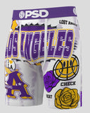 PSD BOXER BRIEF "LA BUCKETS" - 126180140 - WHITE/PURPLE