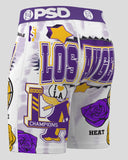 PSD BOXER BRIEF "LA BUCKETS" - 126180140 - WHITE/PURPLE