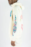 REBEL MINDS TRUST NO ONE FLEECE HOODIE SET - 152-313SET - CREAM