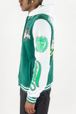 REBEL MINDS PANTHERS FLEECE JACKET - 152-502 - GREEN