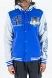 REBEL MINDS PANTHERS FLEECE JACKET - 152-502 - ROYAL