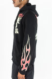 REBEL MINDS BORN TO DESTROY FLEECE JACKET - 152-535 - BLACK