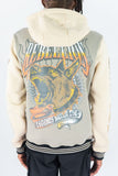 REBEL MINDS PANTHERS FLEECE JACKET - 152-537 - TAUPE