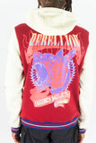 REBEL MINDS REBELLION FLEECE JACKET - 152-537 - BURGUNDY
