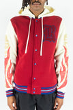 REBEL MINDS REBELLION FLEECE JACKET - 152-537 - BURGUNDY