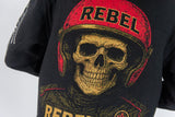 REBEL MINDS R.STONE SKULL TAPESTRY LT.JACKET - 152-550 - BLACK