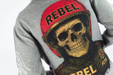 REBEL MINDS R.STONE SKULL TAPESTRY LT.JACKET - 152-550 - GREY