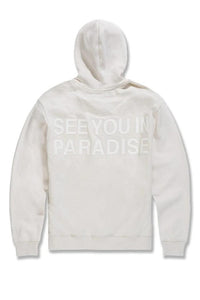 JORDAN CRAIG PARADISE TONAL PULLOVER HOODIE - 8862H - BONE