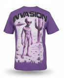 DENIMICITY "INVASION" STONE T-SHIRT - DNM-2506R - PURPLE