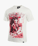 DENIMICITY "FROM SHEEP TO GOAT" STONE T-SHIRT - DNM-2508R - WHITE/RED